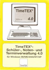 TimeTex 4.1  Schüler-, Noten- und Terminverwaltung, Korrekturhilfe u. Unterrichtsplanung für Lehrer/innen Einzellizenz