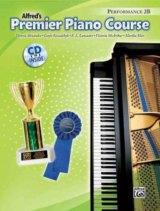 Alfred´s Premier Piano Course Performance Book Level 2B CD inside