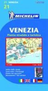 Michelin Stadtplan: Venedig / Venezia Maßstab 1: 5.500 / 1cm = 55m