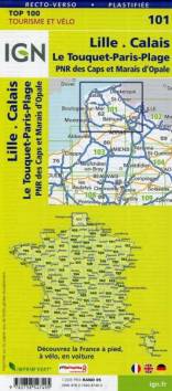 IGN Karte TOP 100, Tourisme et découverte 1 : 100.000: Lille. Calais. Le Touquet-Paris-Plage. PNR des Caps et Marais d´Opale Patrimoine historique et naturel. Itinéraires de Grande Randonnée. Eurovélo, véloroutes et voies vertes 4. Aufl.

Vertrieb in Deutschland über: https://www.geocenter.de