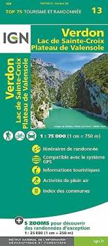 IGN Top 75 Verdon Lac de Sainte-Croix - Plateau de Valensole Compatible avec le système GPS
Vertrieb in Deutschland über: https://www.geocenter.de/