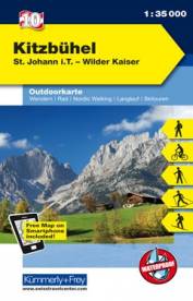 Kümmerly & Frey Outdoor Karte Österreich 10: Kitzbühel St. Johann i.T. - Wilder Kaiser