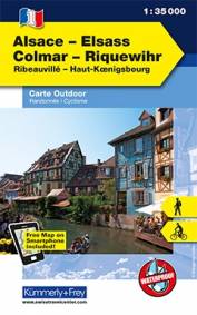 Outdoor Frankreich 01: Alsace - Elsass / Colmar - Riquewihr Ribeauvillé - Haut-Koenigsbourg
