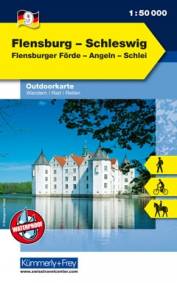 Flensburg - Schleswig Flensburger Förde, Angeln, Schlei. - Wandern, Rad, Reiten. 1 : 50.000, waterproof Outdoor-Karten Deutschland