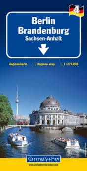 Kümmerly & Frey Regionalkarte 4: Berlin - Brandenburg Sachsen-Anhalt - 1 : 275.000