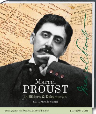 Marcel Proust in Bildern und Dokumenten Herausgegeben von Patricia Mante-Proust. Mit Textbeiträgen von Mireille Naturel.
Übersetzung aus dem Französischen von Stefanie Kuballa-Cottone.