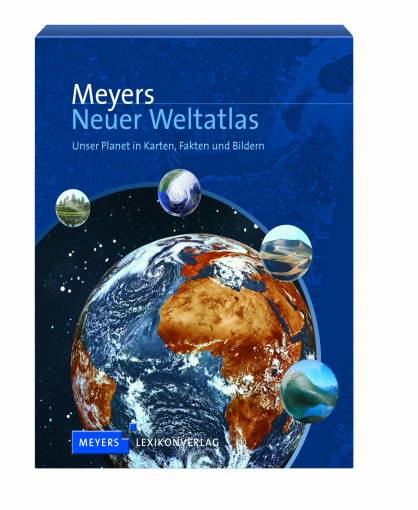 Meyers Neuer Weltatlas Unser Planet in Karten, Fakten und Bildern 7., aktualisierte und erweiterte Auflage
Gebunden, im Schuber 

Unser Planet in Karten, Fakten und Bildern