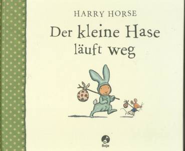 Der kleine Hase läuft weg