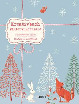 Kreativbuch Winterwunderland 10 Geschenkpapierbögen 10 Geschenkanhänger