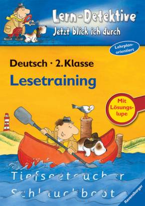 Lesetraining Deutsch 2. Klasse mit Lösungslupe
Lehrplanorientiert
