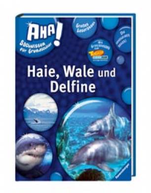 Haie, Wale und Delfine AHA! Sachwissen für Grundschüler -großes Leserätsel
-mit Gratiszugang zum TOGGO - Clever Club