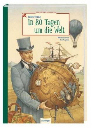 In 80 Tagen um die Welt  Illustriert von Lev Kaplan
