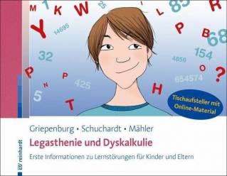 Legasthenie und Dyskalkulie Erste Informationen zu Lernstörungen für Kinder und Eltern Tischaufsteller mit Wire-O-Bindung.
Mit farbigen Illustrationen von Hannah Lerch.
Mit 22-seitigem Online-Manual zum Download.