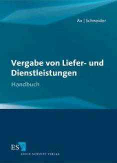 Vergabe von Liefer- und Dienstleistungen Handbuch