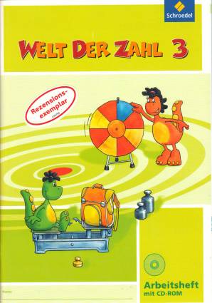 Welt der Zahl - Ausgabe 2010 Arbeitsheft 3 mit CD-ROM  für Hessen, Rheinland-Pfalz und Saarland