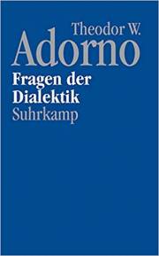 Fragen der Dialektik (1963/64)