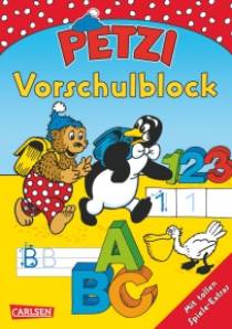 Petzi Beschäftigungsbücher: Petzi Vorschulblock Mit tollen Spiele- Extras