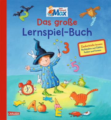 Das große Lernspiel- Buch  Zauberleicht lernen: Buchstaben und Zahlen, Farben und Formen