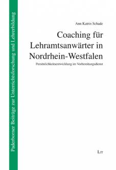 Coaching für Lehramtsanwärter in Nordrhein-Westfalen Persönlichkeitsentwicklung im Vorbereitungsdienst