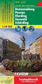 Freytag & Berndt Wander-, Rad- und Freizeitkarte WK 432: Donauradweg, Passau, Eferding, Sauwald, Schärding 1:50.000