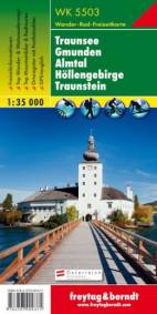 Freytag & Berndt Wander-, Rad- und Freizeitkarte WK 5503: Traunsee - Gmunden - Almtal- Höllengebirge - Traunstein 1:35.000