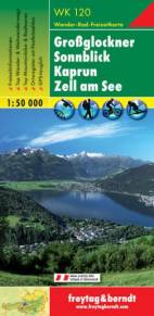 Freytag & Berndt Wander-, Rad- und Freizeitkarte WK 120: Großglockner, Sonnblick, Kaprun, Zell am See 1:50.000