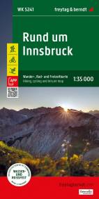Rund um Innsbruck Wander-, Rad- und Freizeitkarte 1:35.000, freytag & berndt, WK 5241
