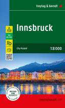 Innsbruck, Stadtplan 1:8.000 City Pocket, Innenstadtplan, wasserfest und reißfest