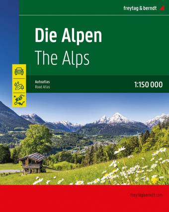 Die Alpen - Straßenatlas mit Spiralbindung Autoatlas 1:150.000