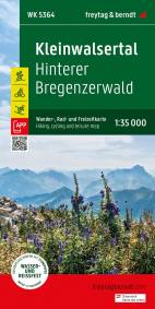 Kleinwalsertal, Wander-, Rad- und Freizeitkarte 1:35.000, freytag & berndt, WK 5364 Hinterer Bregenzerwald, mit APP, wasserfest und reißfest