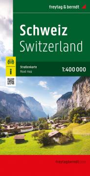 Schweiz, Straßenkarte 1:400.000