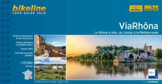 ViaRhôna (F) Le Rhône à vélo, du Léman à la Méditerranée Topo-Guide Vélo
Échelle 1 : 75.000, 720 km, 58 cartes, 31 plans de localités, 160 pages
ISBN 978-3-7111-0073-3, 1ère édition, 2023, €16,90