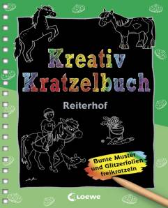 Kreativ-Kratzelbuch: Reiterhof  Kritz-Kratz-Beschäftigung für Kinder ab 5 Jahre