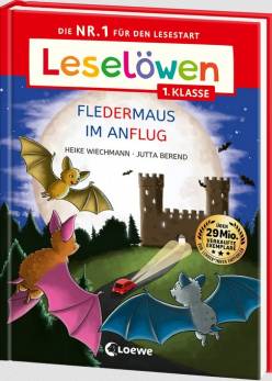 Leselöwen 1. Klasse - Fledermaus im Anflug (Großbuchstabenausgabe)