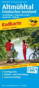 Altmühltal - Fränkisches Seenland, Radkarte 1:100.000 Radkarte mit Ausflugszielen, Einkehr- & Freizeittipps, wetterfest, reissfest, abwischbar, GPS-genau