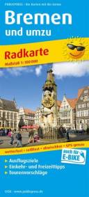 Bremen und umzu, Radkarte 1:100.000 Radkarte mit Ausflugszielen, Einkehr- & Freizeittipps, wetterfest, reissfest, abwischbar, GPS-genau