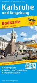 Karlsruhe und Umgebung, Radkarte 1:100.000 Radkarte mit Ausflugszielen, Einkehr- & Freizeittipps, wetterfest, reissfest, abwischbar, GPS-genau