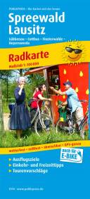 Spreewald - Lausitz, Radkarte 1:100.000 Radkarte mit Ausflugszielen, Einkehr- & Freizeittipps, wetterfest, reissfest, abwischbar, GPS-genau