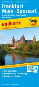 PUBLICPRESS Radkarte Frankfurt - Main - Spessart Aschaffenburg - Darmstadt, Wertheim / Radkarte mit Ausflugszielen, Einkehr- & Freizeittipps, wetterfest, reissfest, abwischbar, GPS-genau. 1:100000