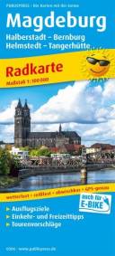 Magdeburg, Radkarte 1:100.000 Radkarte mit Ausflugszielen, Einkehr- & Freizeittipps, wetterfest, reissfest, abwischbar, GPS-genau