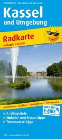 Radkarte Kassel und Umgebung Radkarte mit Ausflugszielen, Einkehr- & Freizeittipps, wetterfest, reissfest, abwischbar, GPS-genau