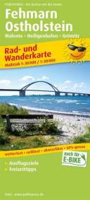 Fehmarn - Ostholstein Malente - Heiligenhafen - Grömitz / Rad- und Wanderkarte mit Ausflugszielen, Einkehr- & Freizeittipps, wetterfest, reissfest, abwischbar, GPS-genau. 1:30000/1:50000