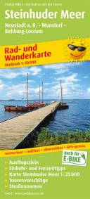 Steinhuder Meer - Rad- und Wanderkarte mit Ausflugszielen, Einkehr- & Freizeittipps, wetterfest, reissfest, abwischbar, GPS-genau. 1:50000 Neustadt a. R. - Wunstorf - Rehburg-Loccum