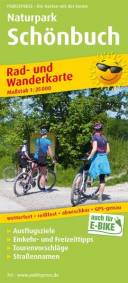 Naturpark Schönbuch - Rad- und Wanderkarte mit Ausflugszielen, Einkehr- & Freizeittipps, Tourenvorschlägen, Straßennamen, wetterfest, reißfest, abwischbar, GPS-genau. Maßstab 1:25000 Tübingen - Ammerbuch - Dettenhausen