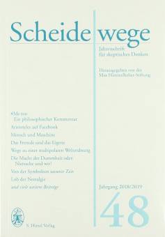 Scheidewege 2018/2019 Jahresschrift für skeptisches Denken