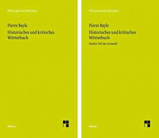 Historisches und kritisches Wörterbuch  2 Bde.

Übersetzt und herausgegeben von Günter Gawlick und Lothar Kreimendahl