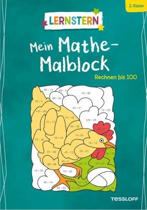 LERNSTERN. Mein Mathe-Malblock. Rechnen bis 100