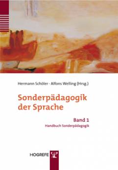 Sonderpädagogik der Sprache Handbuch Sonderpädagogik - Band 1