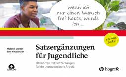 Satzergänzungen für Jugendliche  180 Karten mit Satzanfängen für die therapeutische Arbeit
