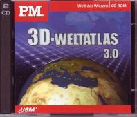 3D-Weltatlas Version 3.0 P.M. Welt des Wissens 2 CD-ROMs für Win